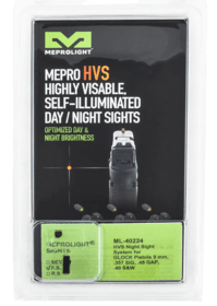Meprolight Hyper-Bright Front Sight in Orange Fits Glock